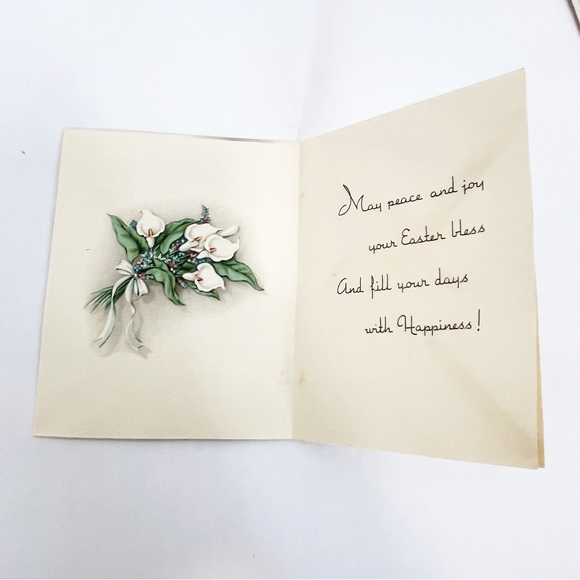 Easter Cards Vintage Forget-Me-Not & USA Made Cards Assortment 8 - Picture 7 of 10